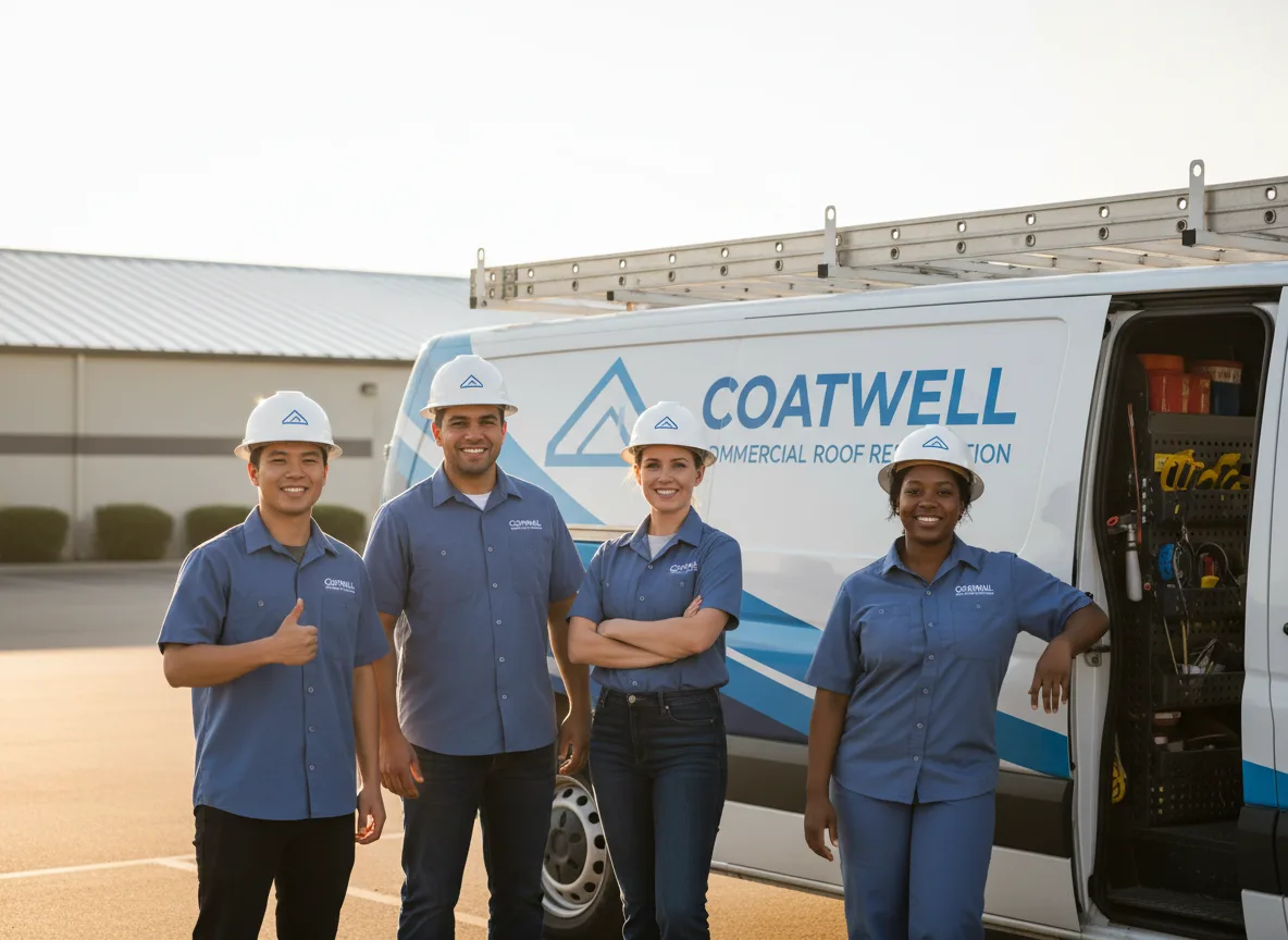 Commercial roof coating company in Tuttle, OK